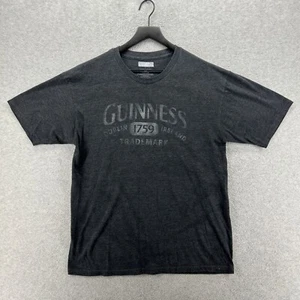 Guiness Beer T Shirt Adult Size large Gray Short Sleeve Graphic Pullover - Picture 1 of 9