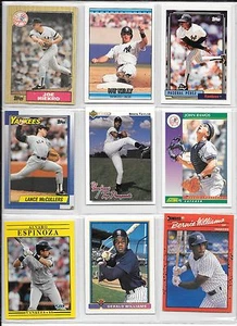 Joe Niekro plus 8 more New York Yankees baseball card lot - Picture 1 of 1