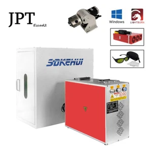 【DE】JPT M7 60W MOPA Fiber Laser Marking Machine Metal Engraving Cutter&Drehachse - Bild 1 von 15