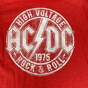American Classics Men's T-Shirt Size Medium- ACDC 1975 High Voltage Rock & Roll - Picture 1 of 4