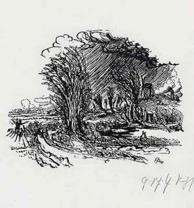 GEWITTER - Gerhard SCHULTZE-SEEHOF 1948 - Grabado original firmado a mano - Imagen 1 de 1