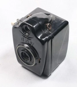 Bilora Boy Bakelite Box Camera 127 film 4X6,5 Made in Germany - Picture 1 of 4