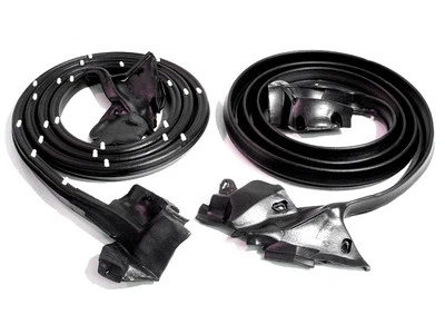 1973-1977 Oldsmobile Cutlass & Supreme 2 dr hardtop door weatherstrip seals, pr - Image 1 of 2