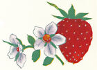Ceramic Decals Strawberry Fruit Floral Flower Strawberries