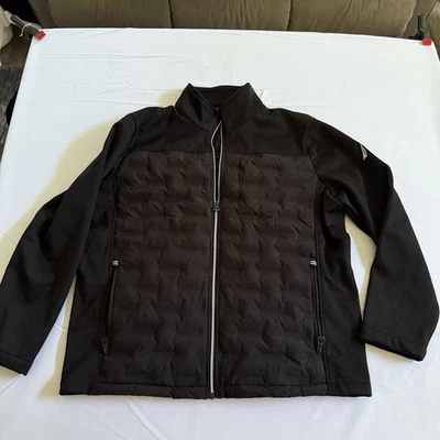 Chaqueta acolchada corporal Nautica negra XL con cremallera para hombre Foto 1 de 4