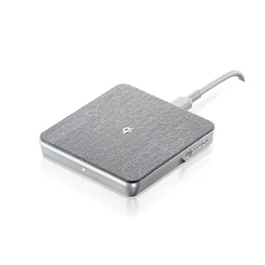 Alogic Ultra Wireless Charging Pad 10W Qi-enabled Fast Charging Pad Silver - Photo 1 sur 2