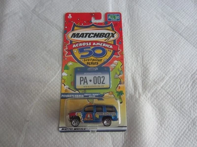 2001 Mattel Matchbox Across America:  Pennsylvania Chevy Tahoe Police NIP - Image 1 of 3