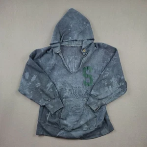 Vintage 90s Champion Reverse Weave Skidmore Hoodie Mens XL Dyed Green USA - Picture 1 of 10