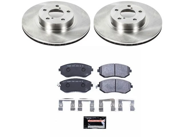 Kit de pastillas de freno delanteras y rotor para 02-10 Saab Subaru 92X Impreza Legacy YF65Y9 Foto 1 de 1