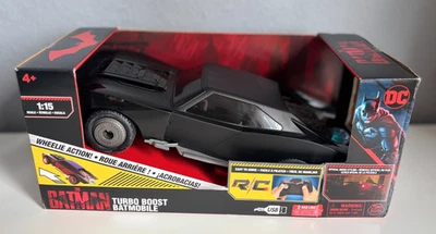 Batman Auto Movie Turbo Boost Batmobil RC Spielzeugauto Schwarz Spin Master - Bild 1 von 2