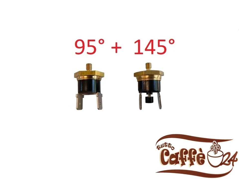 Termostato 95° + Termostato 145° Macchine da Caffè Faber Ricambi Originali - Immagine 1 di 1