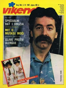 VIKEND #984 1987 Vintage YUGOSLAVIAN MAGAZINE cover TOMISLAV IVCIC - Picture 1 of 1