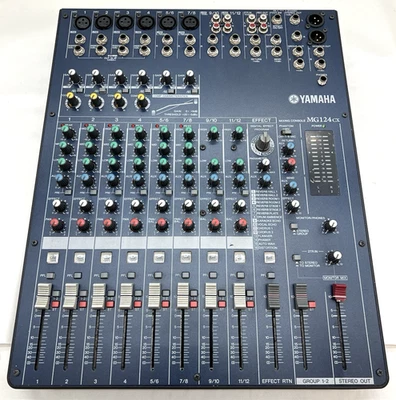 Yamaha MG124CX Mixing Console 12-Channel Compact Audio Mixer - Image 1 of 4
