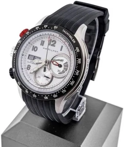 HAMILTON Chronograph H717260 Men's Automatic Round Black W47mm Swiss Made - Picture 1 of 24