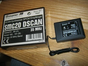 Empfänger Graupner SMC - 20 DSCAN 35 Mhz A+B  unbenutzt !! - Bild 1 von 2