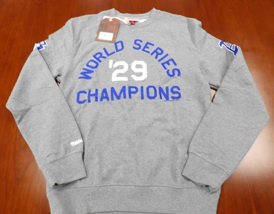 SUDADERA MITCHELL & NESS MLB 1929 SERIE MUNDIAL CAMPEONES PHILADELPHIA A'S TALLA M Foto 1 de 4