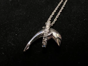 Wyland Sterling Silber Delfin mit CZ Anhänger 3,7 Gramm - Bild 1 von 9