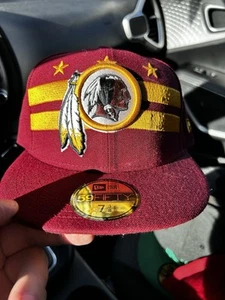 New Era Washington Redskins 2019 NFL Draft 100th Anniversary 7 3/8 Fitted Hat - Picture 1 of 7