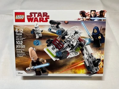 Lego Star Wars 75206 Jedi & Clone Troopers Battle Pack – Novo/selado – Conjunto aposentado - Imagem 1 de 3
