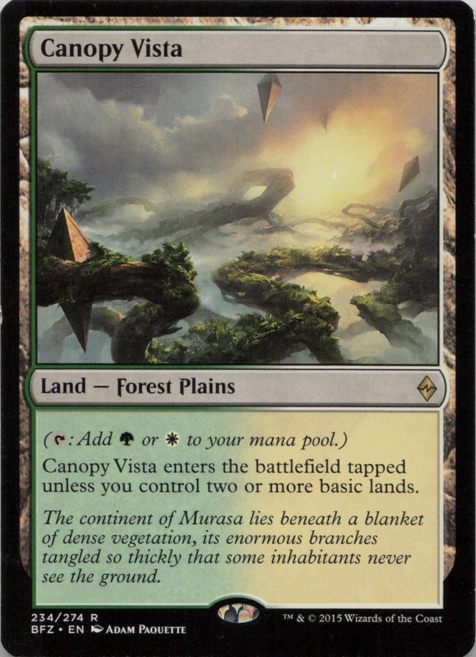 Canopy Vista R Battle for Zendikar 234 - LP - Image 1 of 1