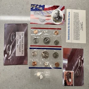 1996 US Mint Set 11 Münzen Pennsylvania Denver Stempelglanz mit W West Point Dime - Bild 1 von 5