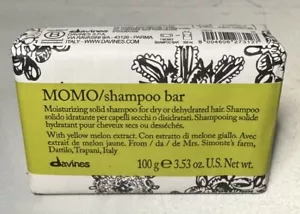 Davines MOMO Shampoo Bar, Moisturizing Formula , 100 g. New Free Ship USA - Picture 1 of 3