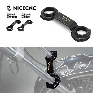 Anodized Front Method Fork Brace Stabilizer For Harley Iron 883 XL883N 2009-2014 - Picture 1 of 24