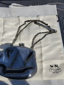 COACH sequence silver chain bag with dust bag - Picture 1 of 15