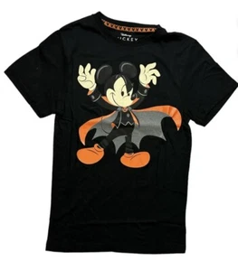 Disney Mickey Mouse Men's Halloween Glow In The Dark Family T-Shirt Size S - Picture 1 of 2