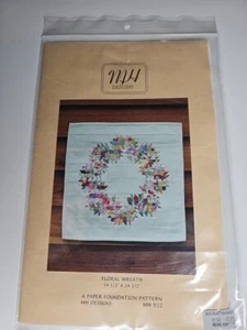 MH Designs Floral Wreath Quilt Pattern MH 922 VINTAGE 1995 Unused-QP3 - Picture 1 of 2
