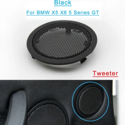 For BMW X5 X6 5GT E70/71/72 F07 Inner Rear Door Tweeter Loudspeaker Cover Black - Image 1 of 4