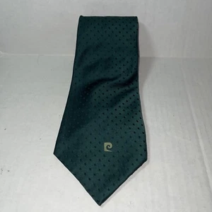 PIERRE Cardin Tie New York Paris VINTAGE Green 52x4.5 In. - Picture 1 of 2