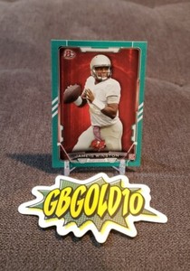 2015 Bowman Rookies Green /99 Jameis Winston #23 Rookie RC