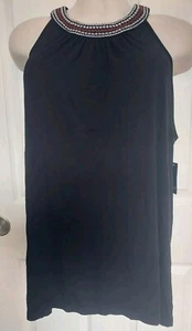 Torrid 3X schwarzes superweiches ärmelloses Damen-Tanktop mit U-Ausschnitt neu mit Etikett - Bild 1 von 12