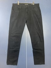 Mavi Denim Marcus Slim Straight Leg Jeans Mens Size 32 Black Stretch Casual