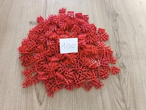 100 Connecteurs Rouges 3 Points K'NEX - Imagen 1 de 3