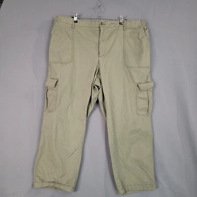 Old Navy OG Women's Chino Cargo Pants High Rise Elastic Waist Green Size 3X - Image 1 of 4