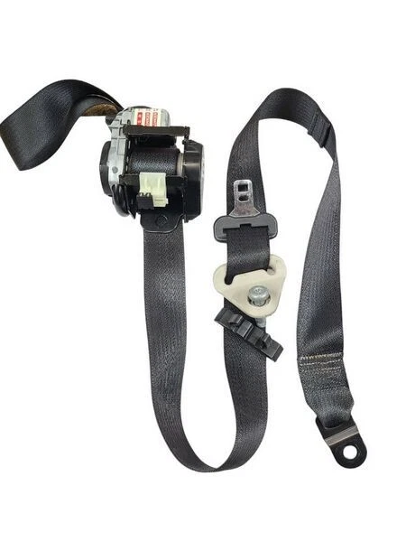 Conjunto retractor cinturón de seguridad pasajero delantero derecho Jeep Compass 2011-2017 negro OEM Foto 1 de 2