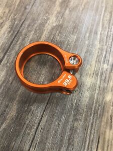 Wolf Tooth Orange bicycle seat post clamp 29.8