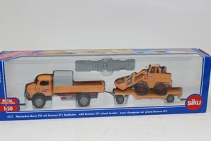 Siku 4117 Mercedes-Benz 710 with Kramer 411 Wheel Loader Bölling 1:50 NEW in OVP - Picture 1 of 7