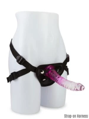 Kit de arnés con correa con consolador anal realista punto G Dong juguetes sexuales Foto 1 de 4