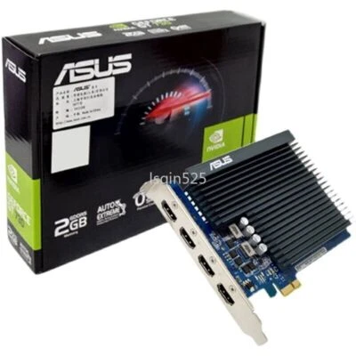 GT730-4H-SL-2GD5 ASUS NVIDIA GeForce GT 730 2 GB GDDR5 Graphics Card - Image 1 of 4