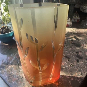Wayfair Red Barrel Studio Gold Art Glass Vase - Picture 1 of 12