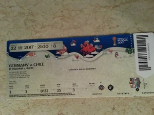 Top Sammler Mint Ticket #8 Germany Deutschland Chile Confed Cup 2017 Russland WM - Bild 1 von 1