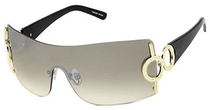 Black Gold Circle Sunglasses - Picture 1 of 2