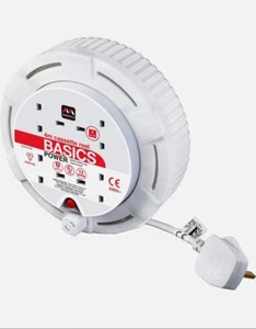 Masterplug SCT0413/4W-MP Four Socket Cassette Reel Extension Lead, 4 Metres - Picture 1 of 1