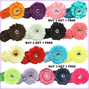 Girls Baby Girls Hair Accessories hairband daisy Flower headband Uk seller - Picture 1 of 4