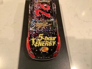 MARTIN TRUEX JR AUTOGRAPHED 2018 BASS PRO 5 HOUR ENERGY SONOMA WIN DIECAST &CARD - Picture 1 of 18
