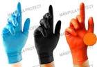 Disposable Gloves Blue Black Orang Premium Diamond HeavyDuty Nitrile Powder Free