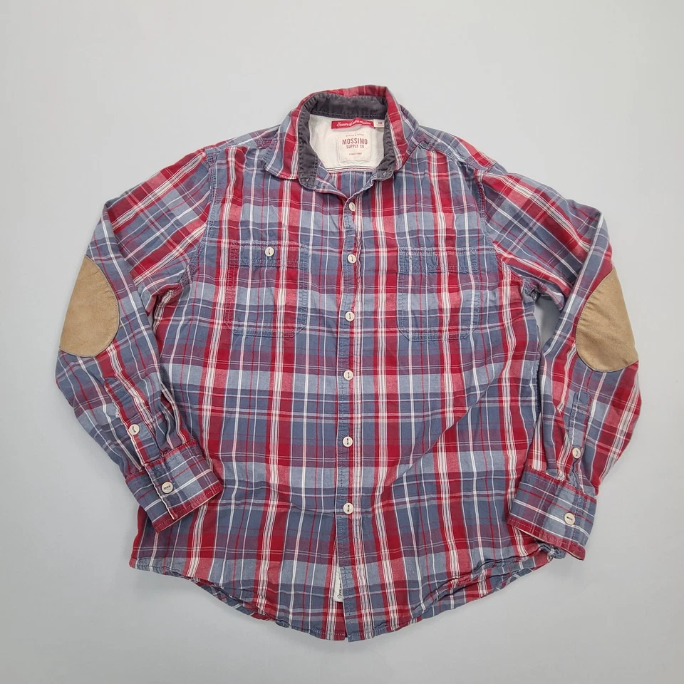 Mossimo Shirt Mens Medium Red Button Up Casual Stylish Comfort - Image 1 of 4